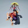 Figurine Luffy 15 cm Battle Record vue de profil gauche