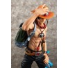 Figurine Portgas D Ace détail visage 10th Limited